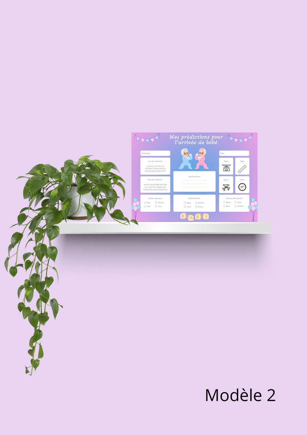 Prédiction Gender Reveal